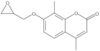 4,8-Dimetil-7-(2-oxiranimetoxi)-2H-1-benzopirano-2-ona