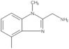 1H-Benzimidazole-2-methanamine, 1,4-dimethyl-