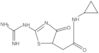 2-[(Aminoiminomethyl)amino]-N-cyclopropyl-4,5-dihydro-4-oxo-5-thiazoleacetamide