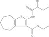 4H-Cyclohepta[b]thiophene-3-carboxylic acid, 2-[(2-bromo-1-oxobutyl)amino]-5,6,7,8-tetrahydro-, ...