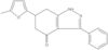 1,5,6,7-Tetrahidro-6-(5-metil-2-furil)-3-fenil-4H-indazol-4-ona