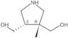 (3R,4S)-3-Methyl-3,4-pyrrolidinedimethanol