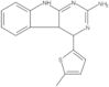 4,4a-Dihydro-4-(5-methyl-2-thienyl)-1H-pyrimido[4,5-b]indol-2-amine