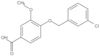 4-[(3-Chlorophenyl)methoxy]-3-methoxybenzoic acid