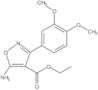 Ethyl 5-amino-3-(3,4-dimethoxyphenyl)-4-isoxazolecarboxylate