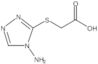 2-[(4-Amino-4H-1,2,4-triazol-3-yl)thio]acetic acid