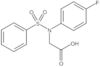 N-(4-Fluorophenyl)-N-(phenylsulfonyl)glycine