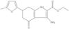 Ethyl 3-amino-4,5,6,7-tetrahydro-6-(5-methyl-2-furanyl)-4-oxo-1H-indole-2-carboxylate