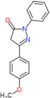5-(4-methoxyphenyl)-2-phenyl-2,4-dihydro-3H-pyrazol-3-one