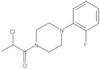 2-Chloro-1-[4-(2-fluorophenyl)-1-piperazinyl]-1-propanone