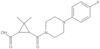 3-[[4-(4-Fluorophenyl)-1-piperazinyl]carbonyl]-2,2-dimethylcyclopropanecarboxylic acid