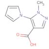 1H-Pyrazole-4-carboxylic acid, 1-methyl-5-(1H-pyrrol-1-yl)-