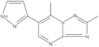 2,7-Dimethyl-6-(1H-pyrazol-3-yl)[1,2,4]triazolo[1,5-a]pyrimidine