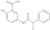 Benzoic acid, 5-[(2-chloro-2-phenylacetyl)amino]-2-hydroxy-