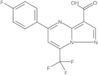 5-(4-Fluorophenyl)-7-(trifluoromethyl)pyrazolo[1,5-a]pyrimidine-3-carboxylic acid