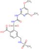 2-{[(4,6-dimethoxypyrimidin-2-yl)carbamoyl]sulfamoyl}-4-{[(methylsulfonyl)amino]methyl}benzoic acid
