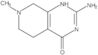 2-Amino-5,6,7,8-tetrahydro-7-methylpyrido[3,4-d]pyrimidin-4(3H)-one