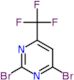 2,4-Dibromo-6-(trifluoromethyl)pyrimidine