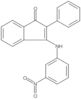 3-[(3-Nitrophenyl)amino]-2-phenyl-1H-inden-1-one