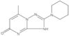 7-Methyl-2-(1-piperidinyl)[1,2,4]triazolo[1,5-a]pyrimidin-5(1H)-one