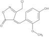 3-(Chloromethyl)-4-[(4-hydroxy-2-methoxyphenyl)methylene]-5(4H)-isoxazolone