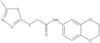 N-(2,3-Dihydro-1,4-benzodioxin-6-yl)-2-[(5-methyl-1,3,4-thiadiazol-2-yl)thio]acetamide