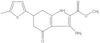 Methyl 3-amino-4,5,6,7-tetrahydro-6-(5-methyl-2-thienyl)-4-oxo-1H-indole-2-carboxylate