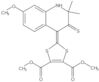 4,5-Dimethyl 2-(2,3-dihydro-7-methoxy-2,2-dimethyl-3-thioxo-4(1H)-quinolinylidene)-1,3-dithiole-4,…