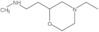 4-Ethyl-N-methyl-2-morpholineethanamine