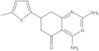 2,4-Diamino-7,8-dihydro-7-(5-methyl-2-thienyl)-5(6H)-quinazolinone
