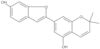 7-(6-Hydroxy-2-benzofuranyl)-2,2-dimethyl-2H-1-benzopyran-5-ol
