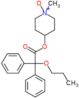 1-methyl-1-oxidopiperidin-4-yl diphenyl(propoxy)acetate
