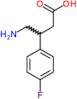 4-amino-3-(4-fluorophenyl)butanoic acid