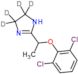 4,4,5,5-tetradeuterio-2-[1-(2,6-dichlorophenoxy)ethyl]-1H-imidazole