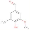 Benzaldehyde, 4-hydroxy-3-methoxy-5-methyl-