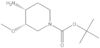 2-Methyl-2-propanyl (3S,4R)-4-amino-3-methoxy-1-piperidinecarboxy late