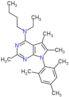 N-butyl-N-ethyl-2,5,6-trimethyl-7-(2,4,6-trimethylphenyl)-7H-pyrrolo[2,3-d]pyrimidin-4-amine