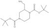 1,4-Bis(1,1-dimethylethyl) 2-(aminomethyl)-1,4-piperazinedicarboxylate