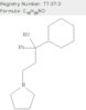1-Pyrrolidinepropanol, α-cyclohexyl-α-phenyl-