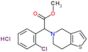 methyl (2-chlorophenyl)(6,7-dihydrothieno[3,2-c]pyridin-5(4H)-yl)acetate hydrochloride (1:1)