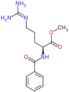 methyl N~2~-benzoyl-N~5~-(diaminomethylidene)-L-ornithinate