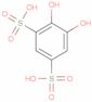 4,5-dihydroxybenzene-1,3-disulphonic acid