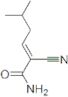 2-Hexenamida, 2-ciano-5-metil-