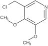 Pyridine, 3-(chloromethyl)-4,5-dimethoxy-