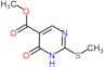 Ethyl 1,6-dihydro-2-(methylthio)-6-oxo-5-pyrimidinecarboxylate