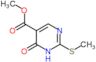 Ethyl 2-(methylsulfanyl)-4-oxo-1,4-dihydropyrimidine-5-carboxylate