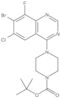 1,1-Dimethylethyl 4-(7-bromo-6-chloro-8-fluoro-4-quinazolinyl)-1-piperazinecarboxylate