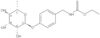 O-Ethyl N-[[4-[(6-deoxy-α-<span class="text-smallcaps">L</span>-mannopyranosyl)oxy]phenyl]methyl]carbamothioate