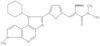 2-Propenamide, 2-cyano-3-[5-(1-cyclohexyl-1,6-dihydro-6-methylimidazo[4,5-d]pyrrolo[2,3-b]pyridi...