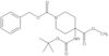 4-Methyl 1-(phenylmethyl) 4-[[(1,1-dimethylethoxy)carbonyl]amino]-1,4-piperidinedicarboxylate